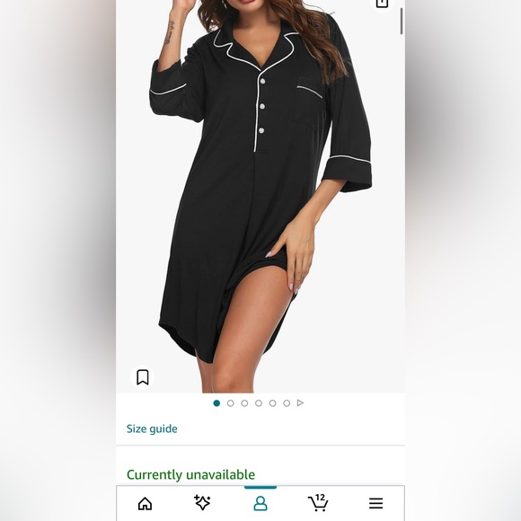 TWO Sleep Shirt Lot/ Bundle Amazon Exoauer - Picture 1 of 8